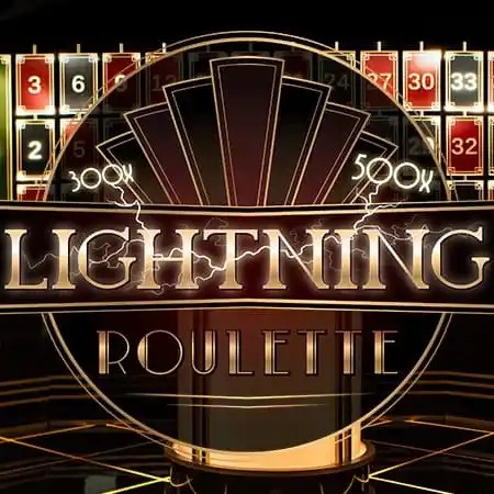 Lightning Roulette online game logo by Evolution on voltslot-be.com