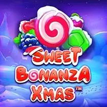 Sweet Bonanza Xmas slot icon by Pragmatic Play, available at Volt Casino