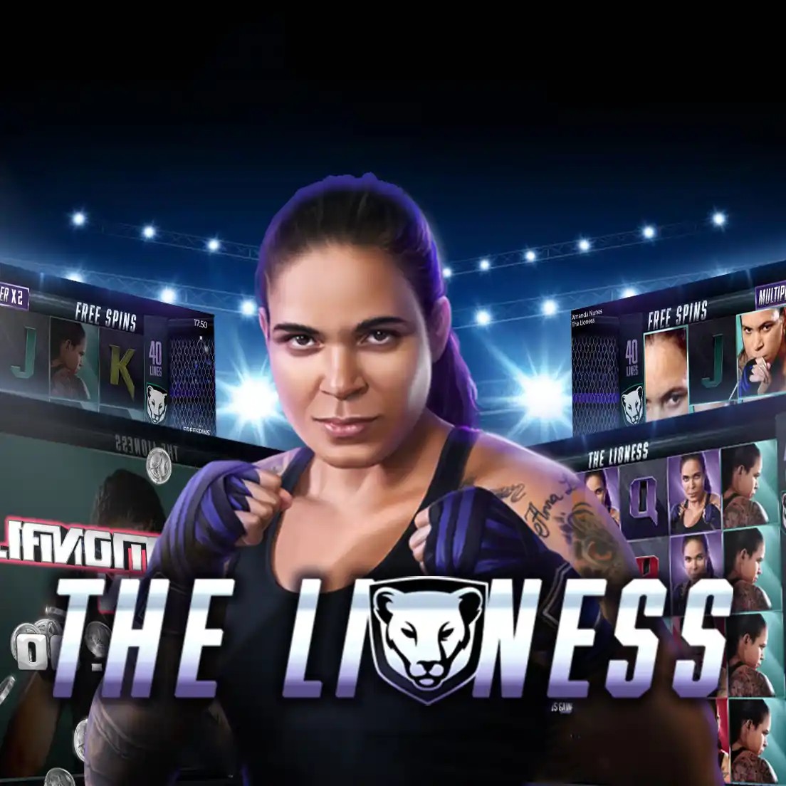 The Lioness slot logo by MGA Games at Volt Casino