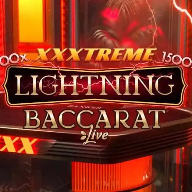 XXXtreme Lightning Baccarat slot visual from Evolution available on voltslot-be.com